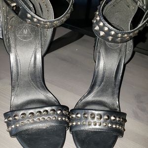 Rock studded shoes